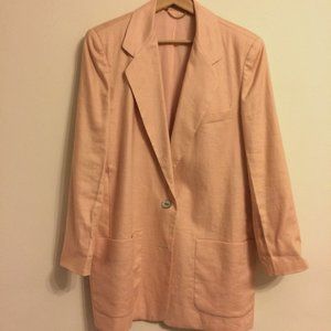 Vintage Linen Blazer